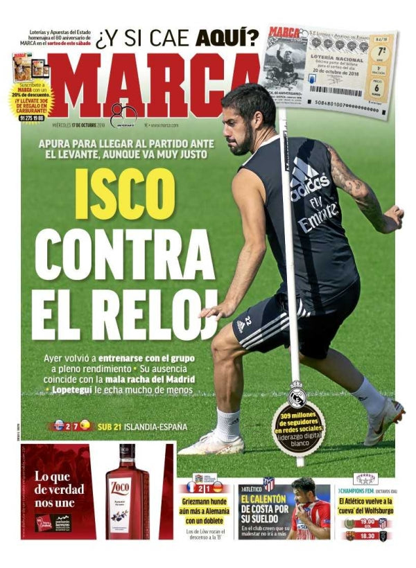 Las Portadas Deportivas - 17/10/18
